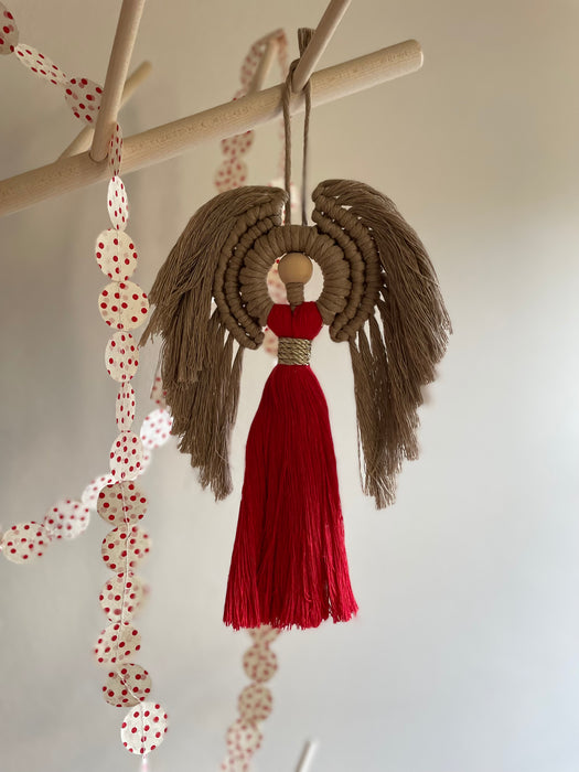 Limited Edition Red Christmas Angel